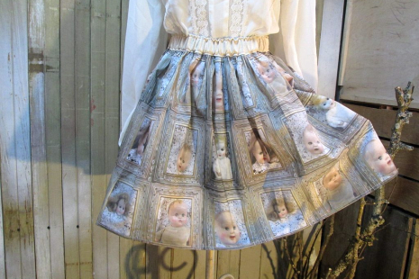 Cute mini skirt of vintage babydolls