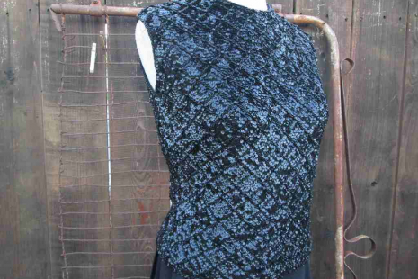 60s Black Vintage Sequin Beaded Sweater funkomavintage