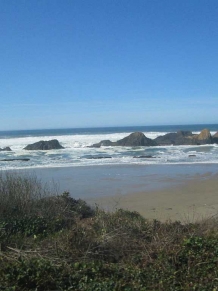rocks in the Pacific Ocean